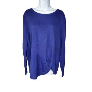 Chicos Side Twist Tunic Sweater NWT